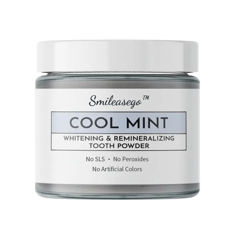đ§Smileasego⢠Whitening Remineralizing Tooth Powder, Fluoridfrei, Zahnpolitur & Fleckenentferner