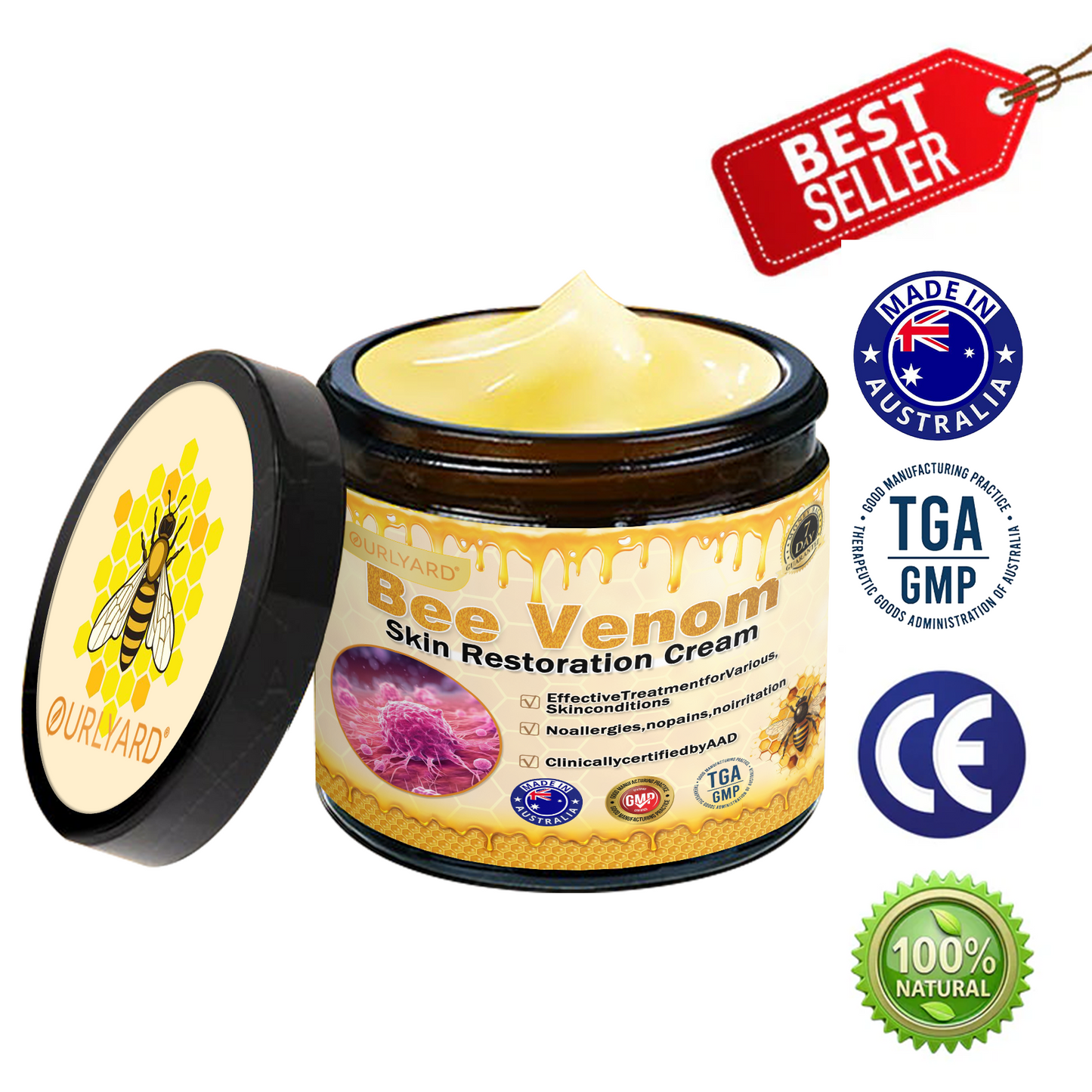💥TGA-geprüft: Ourlyard® Bee Venom Pro Comprehensive Cream – 🔥Begrenzte Zeit 80 % RABATT🔥